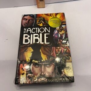 The Action Bible God Redemptive Story Christian Book Award Illustrated Hardcover